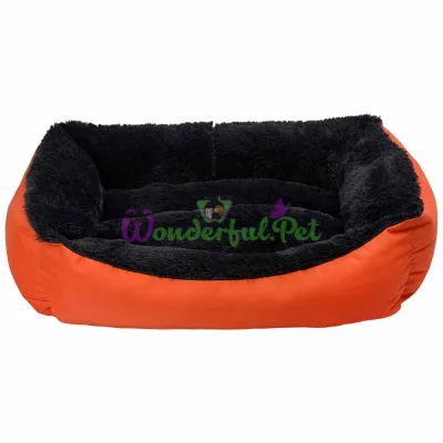 Лежак MiLORD JELLYBEAN оранжево-черный 62x44x22 см M