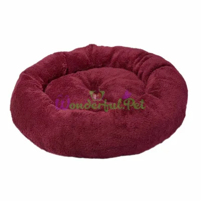 Лежак плюшевий MiLORD PLUSH SIMIT бордо