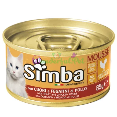 Вологий корм Monge Simba Cat Wet Chicken Heart Liver 85 г