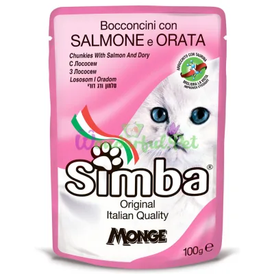 Влажный корм Monge Simba Cat Wet Salmon Dori 100 г