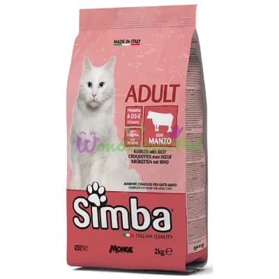 Сухой корм Monge Simba Cat Beef 2 кг