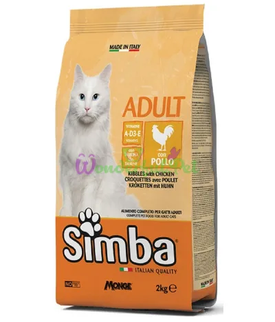 Monge Simba Cat Chicken Dry Food 2 kg