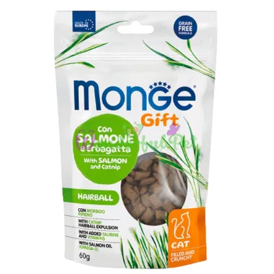 Monge Gift Cat Hairball Salmon & Catnip 60 g