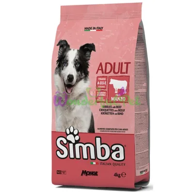Сухой корм Monge Simba Dog Beef 4 кг