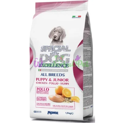 Сухой корм Monge SDE Dog All breeds Puppy Junior Chicken 1.5 кг