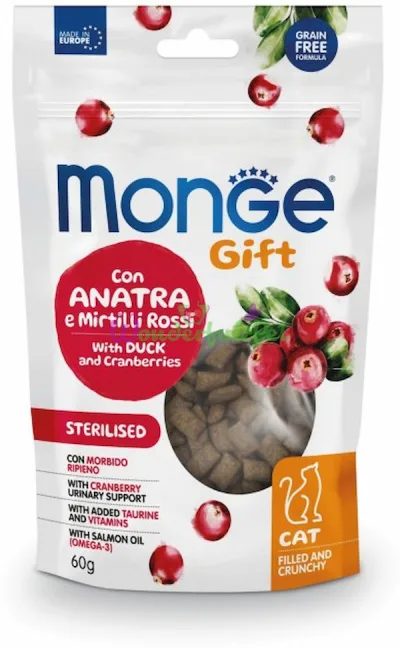 Monge Gift Cat Sterilised Duck & Cranberry 60 g