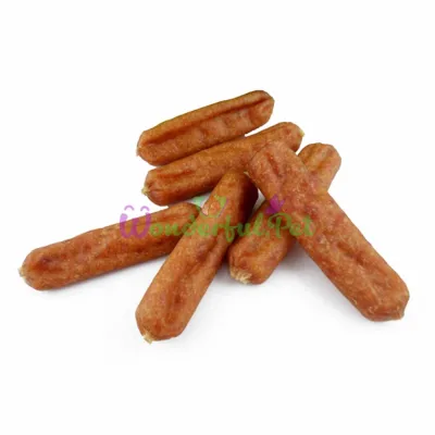 Ласощі Селянські Смаколики для собак, курячі ковбаски сушені, 6,5-7,5 см