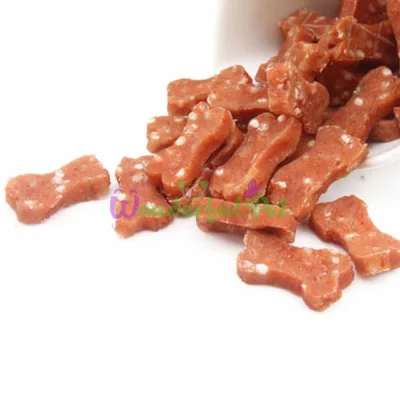 Снэки Селянські Смаколики в форме косточки курица рис 500 г