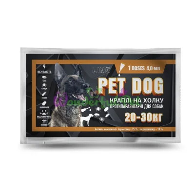 Капли КРУГ Pet Dog 20-30 кг