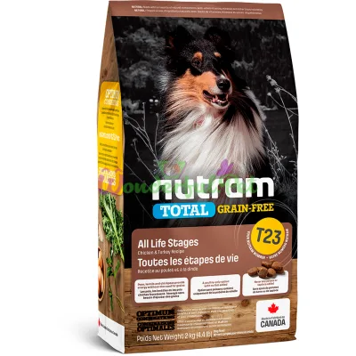 Сухой корм Nutram T23 Total Grain-Free Turkey Chicken Duck Dog 2 кг