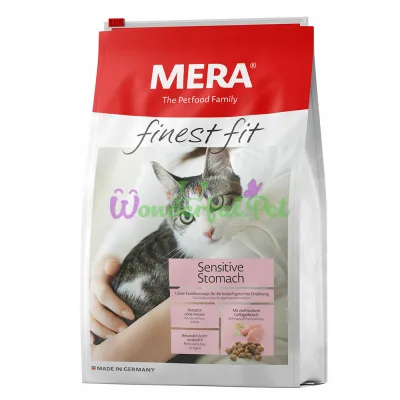 MERA finest fit Sensitive Stomach корм для чутливих котів, із свіжим мясом птиці і ромашкою, 1,5 кг