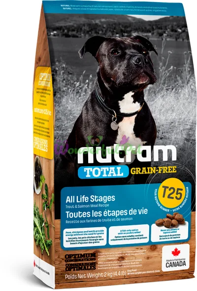 Сухой корм Nutram T25 Total Grain-Free Salmon Trout Dog 2 кг