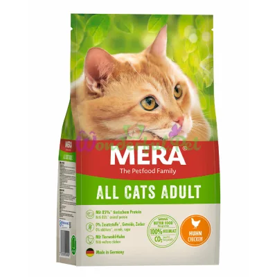 Сухой корм MERA Cats All Adult Chicken 10 кг