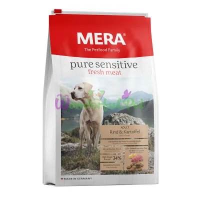 MERA ps fresh meat Rind Kartoffel беззерновий корм з яловичиною та картоплею 12,5 кг