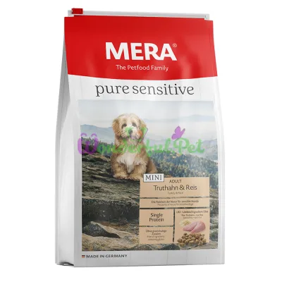 MERA ps Mini Truthahn Reis road food. mixed breed dogs with turkey and rice 4 kg (109)