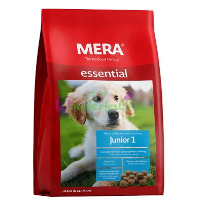 MERA essential Junior 1 food for puppies and juniors of all breeds, 1 kg