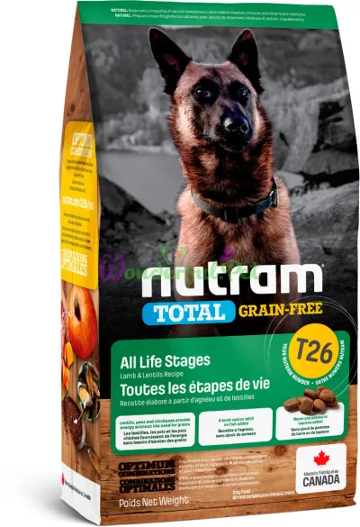 Сухой корм Nutram T26 Total Grain-Free Lamb Lentils Dog 20 кг