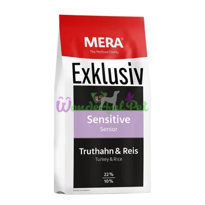 Сухой корм MERA EX Dog sensitive Senior Truthahn Reis 15 кг