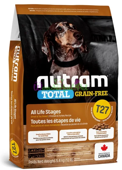 Сухой корм Nutram T27 Total Grain-Free Turkey Chicken Small Breed Dog 2 кг