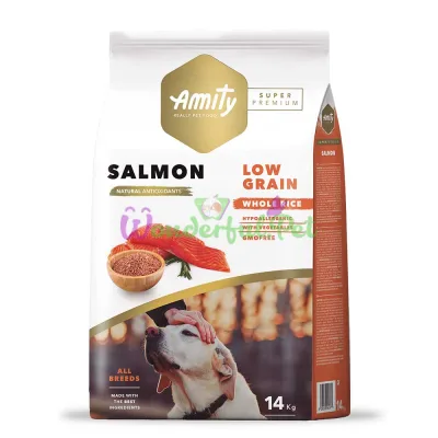 AMITY Super Premium Salmon, сухий корм для дорослих собак, з лососем 14 kg (209)