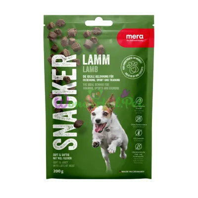 Mera snacker Lamm мяки снеки для собак из ягненком, 200 гр