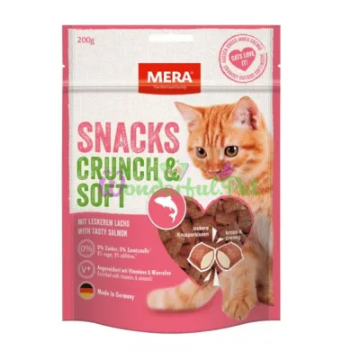 MERA Snacks Cat Crunch Soft Salmon 200 g