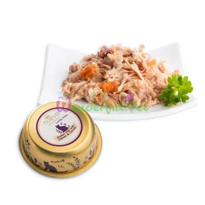 Консерва NUEVO Cat Adult Chicken Fillet Salmon 85 г