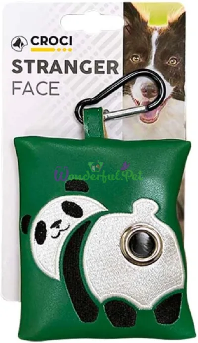 Міні-сумка з пакетами для фекалій CROCI Panda 10,5x8,5 см (2 шт/уп)