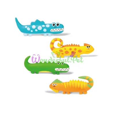 Toy for dogs CROCI Coco, crocodiles, latex squeaker, assorted. 20 cm