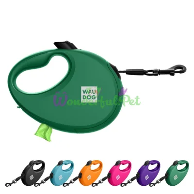 Рулетка COLLAR Waudog R-leas Green контейнер для пакетов M 5 м 20 кг