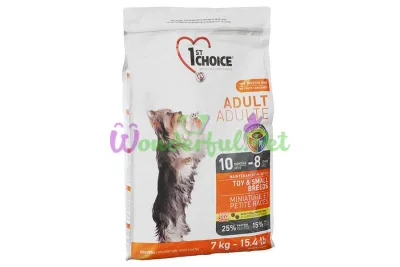 Сухой корм 1st Choice Adult Toy Small Chicken 7 кг