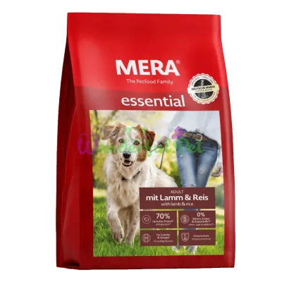 MERA essential Lamm Reis корм для дорослих собак з ягням та рисом, 1 кг