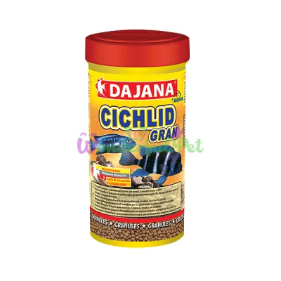 CICHLID GRAN (250мл 120гр) Корм для маленьких и средних цихлидив в гранулах (6шт уп)