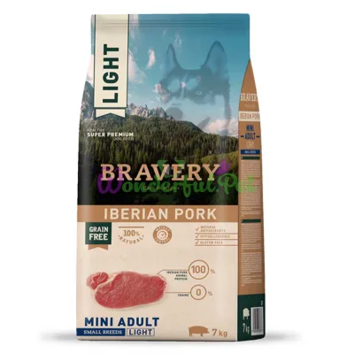 BRAVERY Iberian Pork Mini Adult,сухий корм для дор.собак мелких пород,с иберийською свининою 7kg (314)