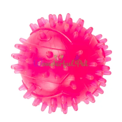 AGILITY dog toy — spiked ball 6 cm (pink)