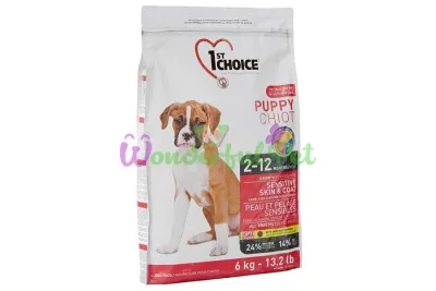 Сухой корм 1st Choice Sensitive Skin Coat Lamb Fish 14 кг