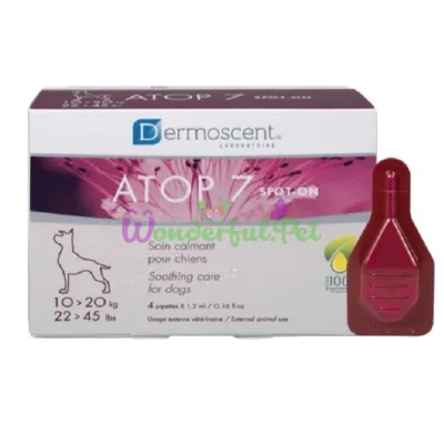 Капли DERMOSCENT ATOP 7 до 20 кг 4х1.2 мл