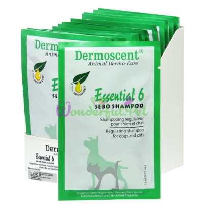 Шампунь DERMOSCENT Essential-6 Sebo Shampoo 20x15 мл