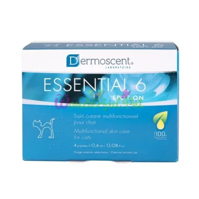 Капли DERMOSCENT Essential-6 Cat 4х0.6 мл