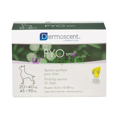 Капли DERMOSCENT PYOspot до 40 кг 4х2.4 мл