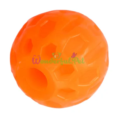 AGILITY Dog Ball with Hole, 6 cm Orange