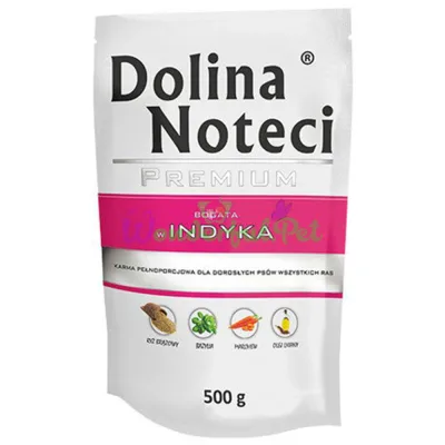 Dolina Noteci Dog Premium Turkey pouch, 500 g