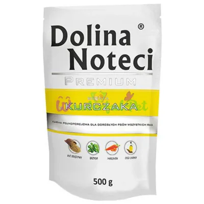 Dolina Noteci Dog Premium Chicken Pouch 500 g