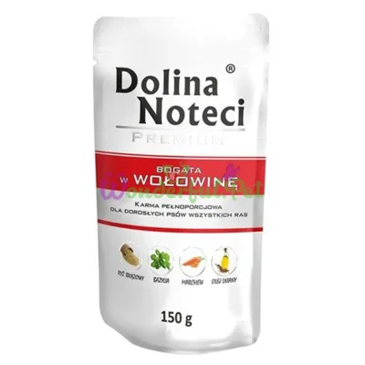 Пауч Dolina Noteci Dog Premium Beef 150 г