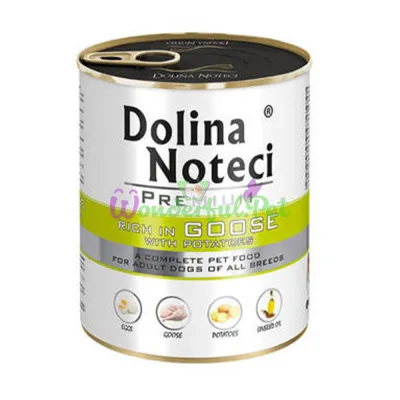 Dolina Noteci Dog Premium Goose Potato Can 800 g