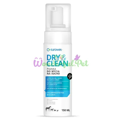 Шампунь-пена EUROWET Dry Clean Foam хлоргексидин 150 мл