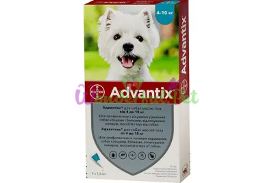 Bayer Advantix Drops for Dogs 4–10 kg