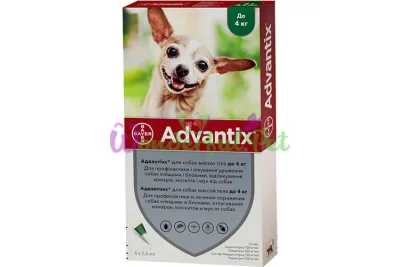 Bayer Advantix Drops for Small Dogs Under 4 kg