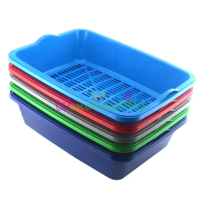 Deep Cat Litter Tray with Grid
