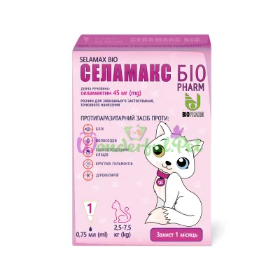 Капли Biopharm Selamax Bio 2.5-7.5 кг